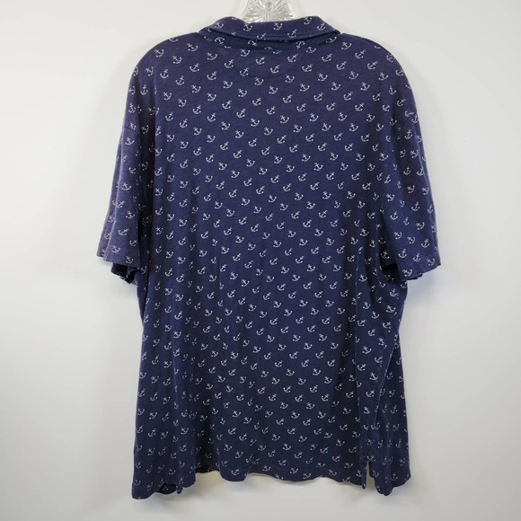 Vintage Polo Ralph Lauren XL Men's Polo Nautical Boat Anchor Shirt - Picture 4 of 7